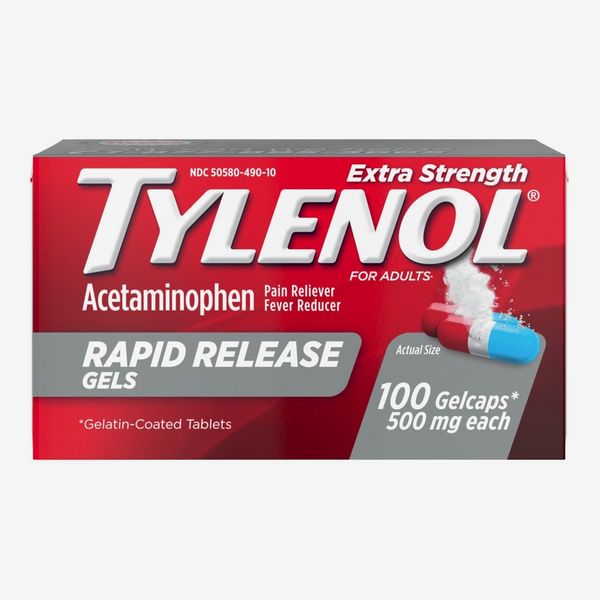 Tylenol Extra Strength Acetaminophen Rapid Release Gels - 100 Count