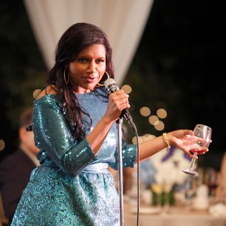  Mindy (Mindy Kaling, L) is a skilled OB/GYN navigating the tricky waters of both her personal and professional life in the new comedy THE MINDY PROJECT premiering this fall on FOX. 