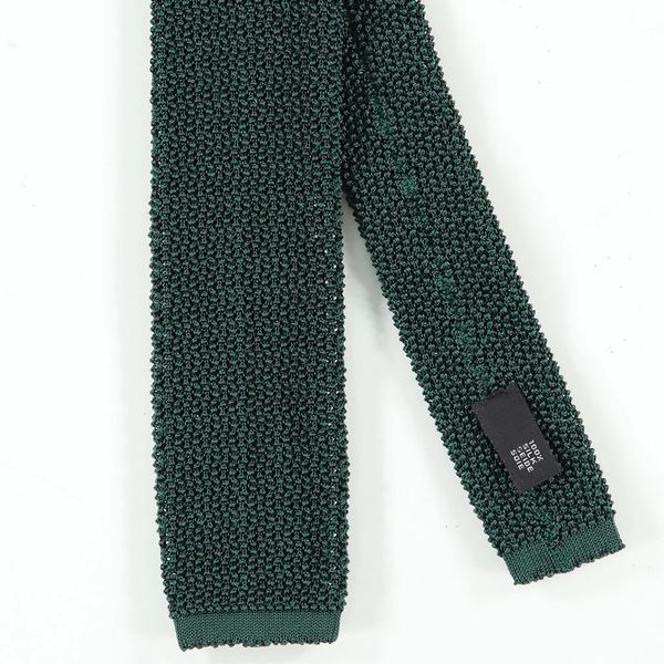 J. Mueser Green Knit Tie