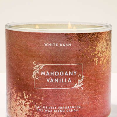 Bath & Body Works Mahogany Vanilla Candle
