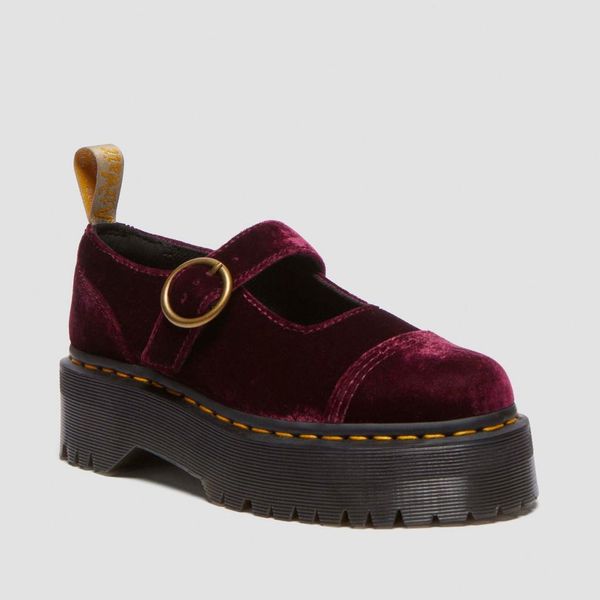 Dr. Martens Addina Vegan Velvet Mary Jane Shoes