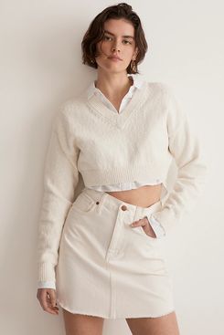 Madewell Supercrop Pullover Sweater
