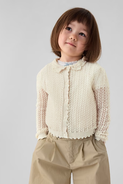 Gap × DÔEN Linen Blend Baby Cardigan