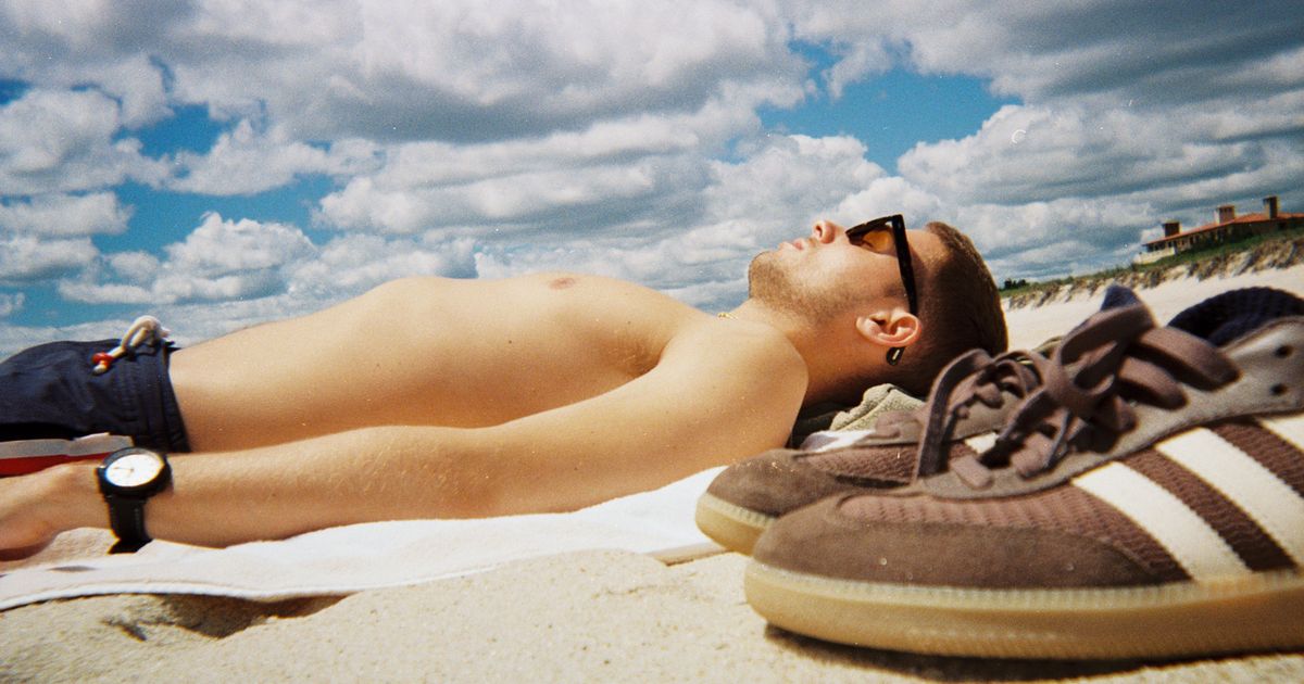 There’s a Prince Suntanning at Coopers Beach