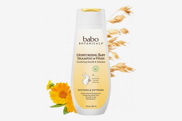 Babo Botanicals Moisturizing Baby Shampoo & Wash, 8 Ounces