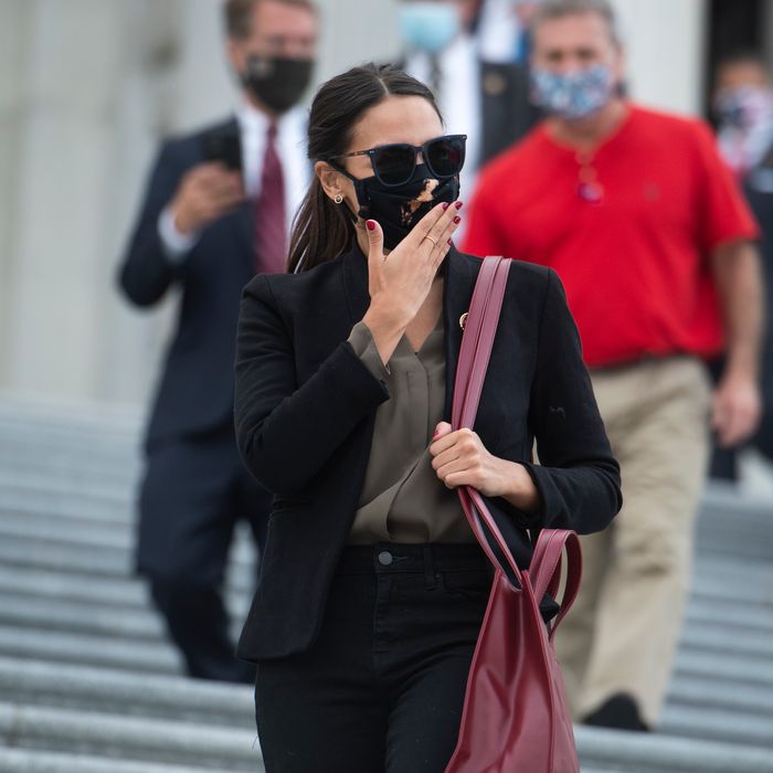 Alexandria Ocasio-Cortez Brought a Telfar Bag to the Capitol