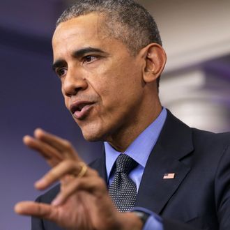 President Obama Holds Press Conference At White House