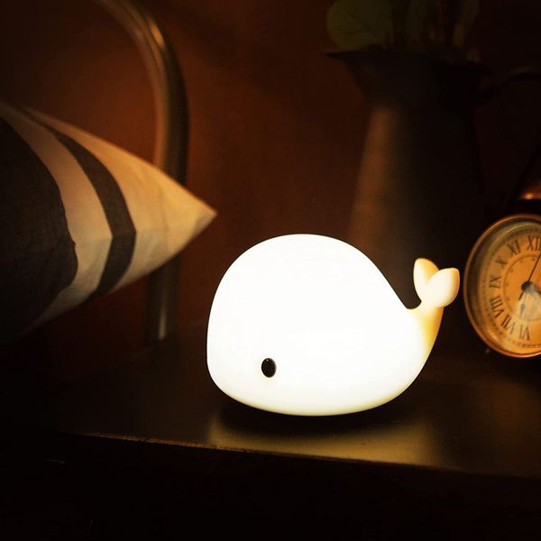 Ourry LED Silicone Whale Night Light