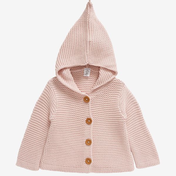 Nordstrom Organic-Cotton Hooded Cardigan (Baby)