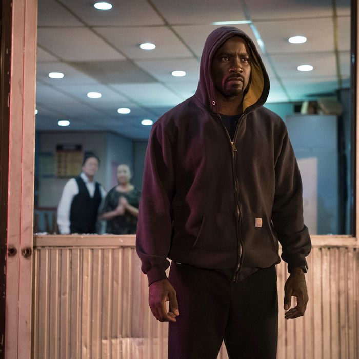 Mike Colter as Luke Cage.
