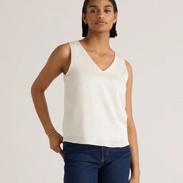 Quince Washable Stretch Silk Tank
