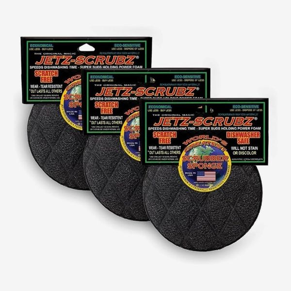 Jetz-Scrubz Scrubber Sponge Round (3-pack)