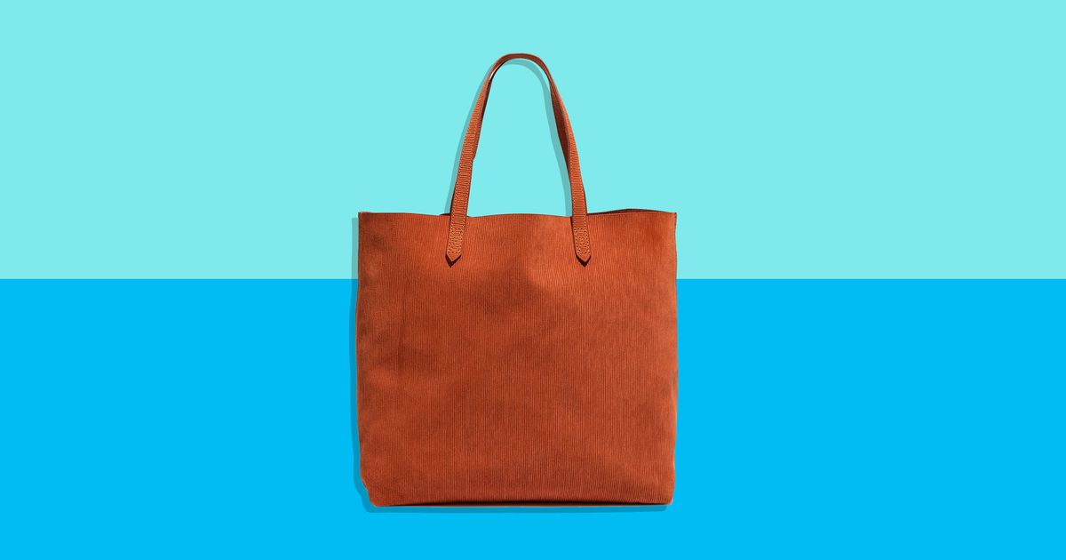 Madewell Corduroy Suede Transport Tote on Sale 2019 | The Strategist