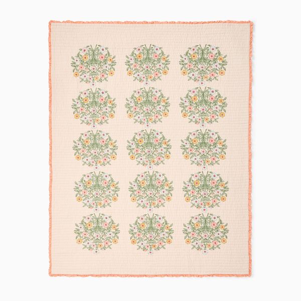 West Elm x Pink Chicken Floral Quilt & Shams