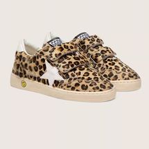 Golden Goose Kids’ Ball Star Genuine Calf Hair Sneaker