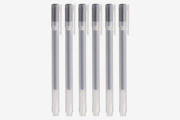 Muji Gel Ink Ballpoint Pen, Black 0.38mm (10-Pack)