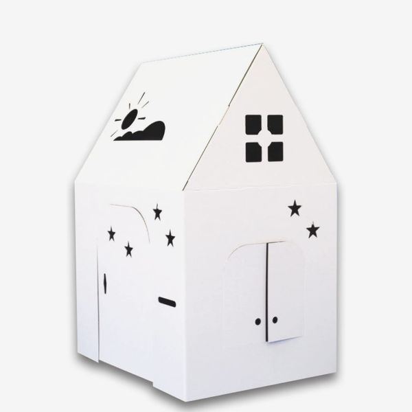 Easy Playhouse Cardboard Fort