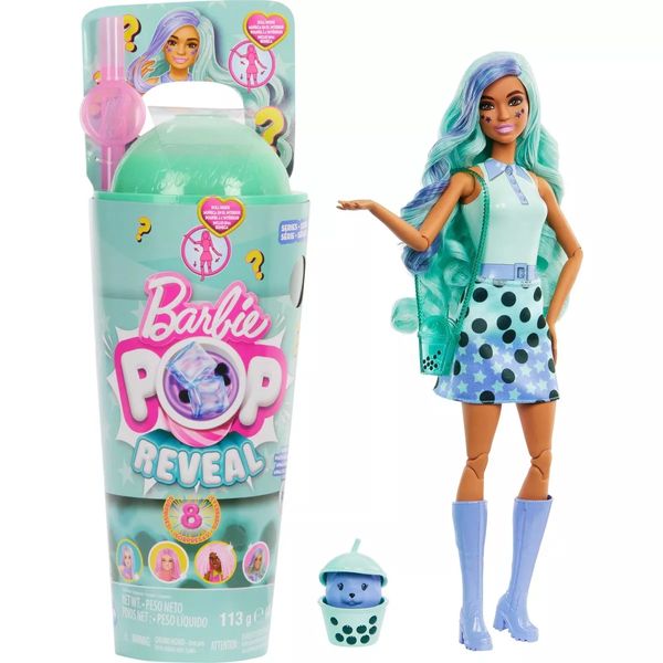 Barbie Pop Reveal Boba Series Doll Green Tea