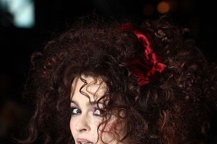 Helena Bonham Carter is constantly attended by a talking crab who keeps her out of trouble while she is in human form. When she can't carry a handbag, the crab travels in her hair, where he hisses instructions in a&nbsp;Caribbean&nbsp;accent.