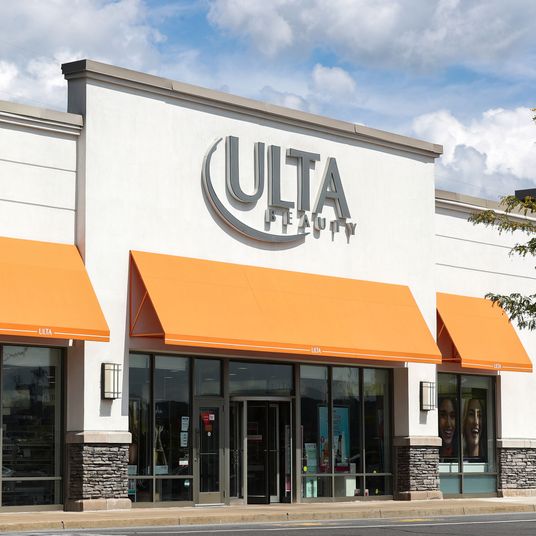 An exterior view of an Ulta Beauty store at the Monroe