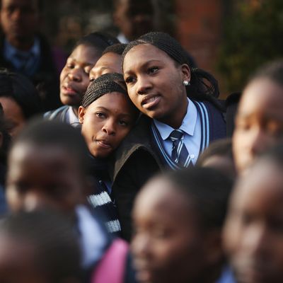 South African schoolgirls.