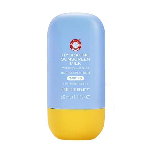 First Aid Beauty Hydrating Sunscreen Milk With Colloidal Oatmeal Broad Spectrum 45