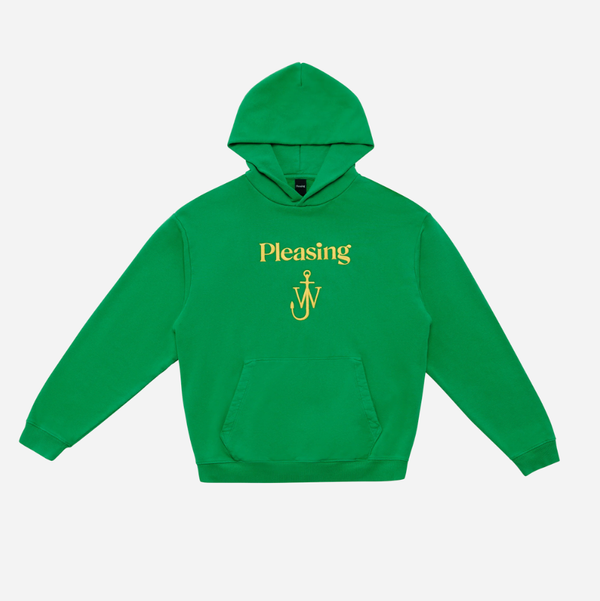 The Pleasing x JW Anderson Logo Hoodie in Grass Green