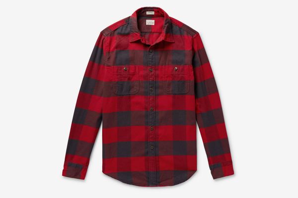 J.Crew Buffalo-Check Cotton-Flannel Shirt