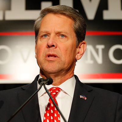 Georgia governor Brian Kemp.