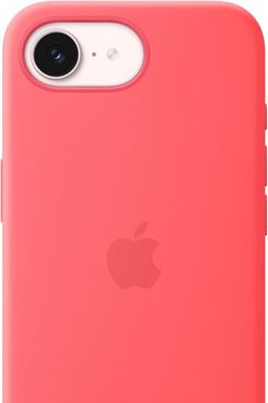 Apple iPhone 17e Silicone Case with MagSafe – Bright Guava