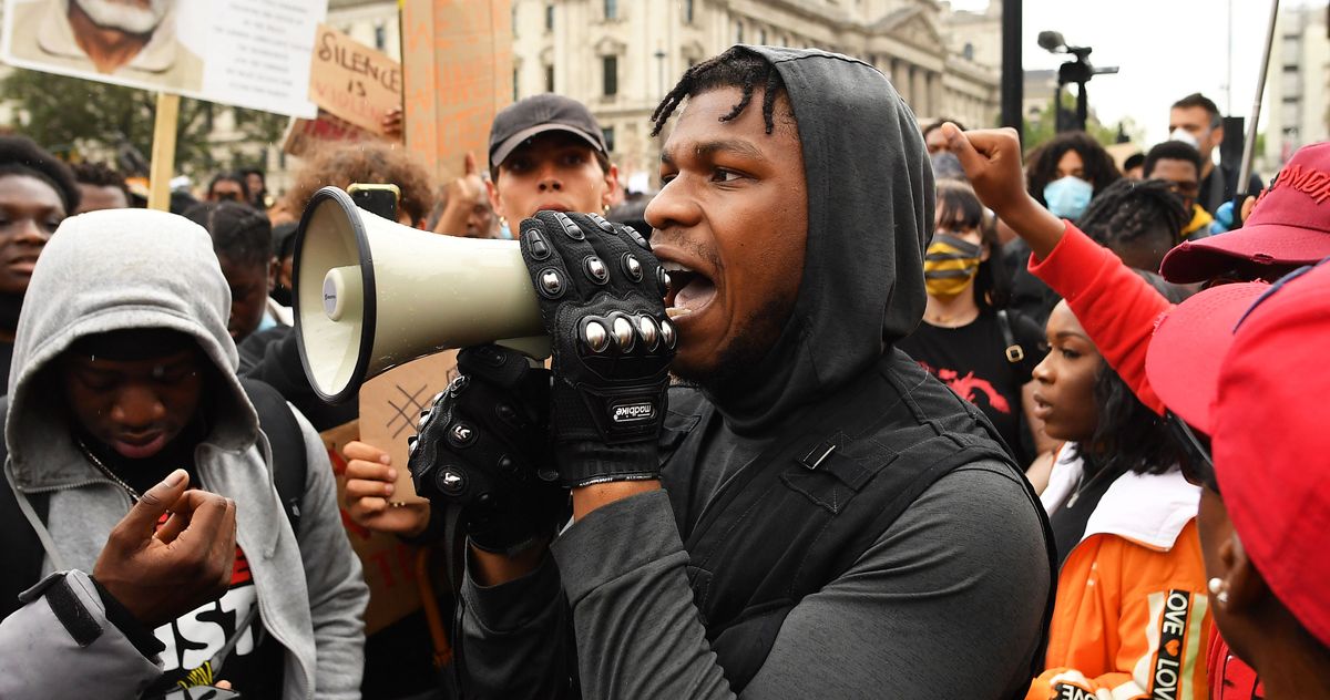 John Boyega Joins London Black Lives Matter Protest: WATCH