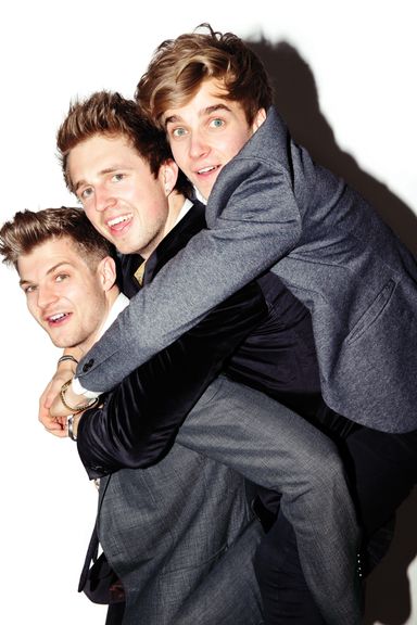 From left, Jim Chapman, Marcus Butler, and Joe Sugg.
