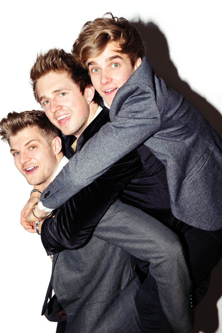 From left, Jim Chapman, Marcus Butler, and Joe Sugg.