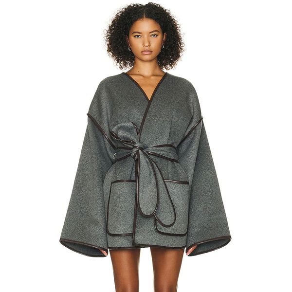 Helsa Wool Blend Blanket Coat