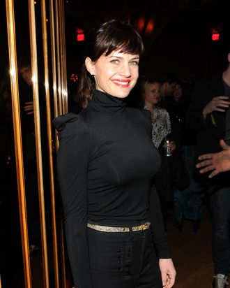 NEW YORK - MARCH 05: Carla Gugino attends the after party for the Cinema Society & People StyleWatch with Grey Goose screening of 