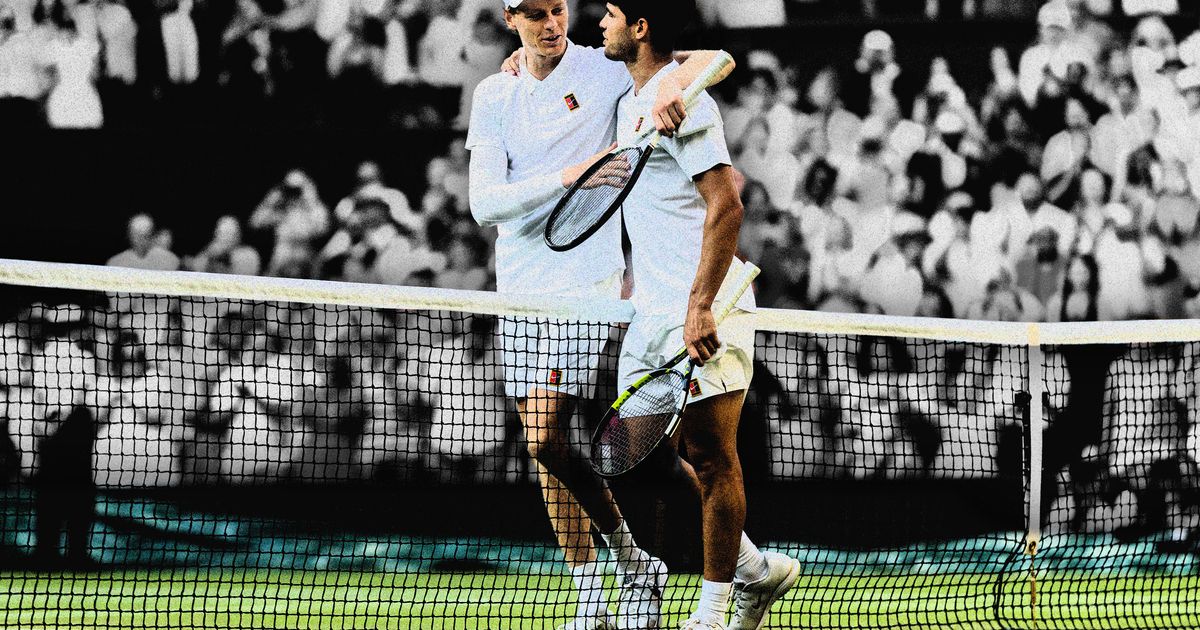 5:00 a.m. chapters chapters Are Jannik Sinner and Carlos Alcaraz Friends? By Giri Nathan Inside the rivalry that has already defined a new generation of tennis.