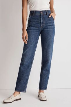 Madewell The Perfect Vintage Straight Jean in Stanhill Wash: Pocket Edition