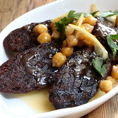 格里尔德西班牙血香肠 保留柠檬鸡peas