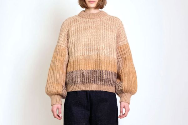 Micaela Greg Flax Ombre Sweater