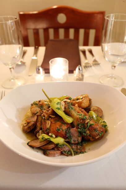 Papa G's Rosemary  Chicken with Sweet Italian Sausage & Pepperoncini