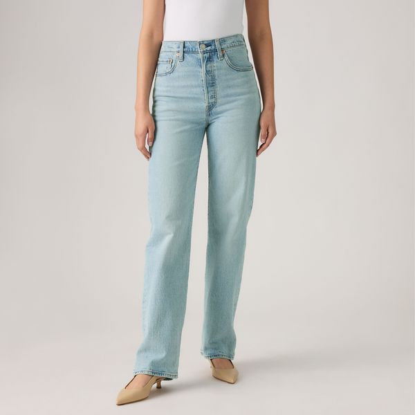 Levi's Ribcage Full Length Women's Jeans - Blasted Stone Clean
