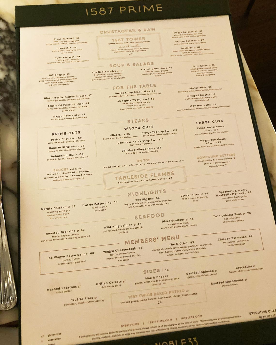 My $241 Dinner at Travis Kelce's New Restaurant 1587 Prime