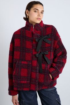 Damson Madder Ingrid Borg Jacket - Red Check