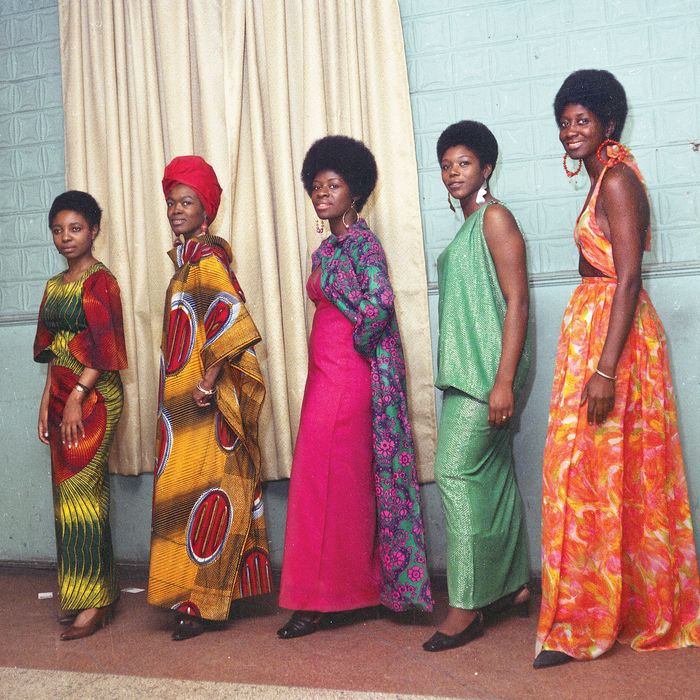 Grandassa models at Harlem’s Rockland Palace, 1966.
