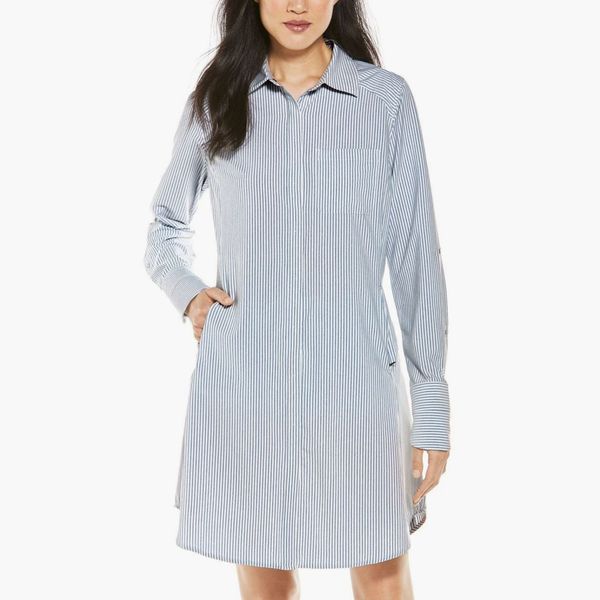 Coolibar Malta Travel Shirt Dress UPF 50+