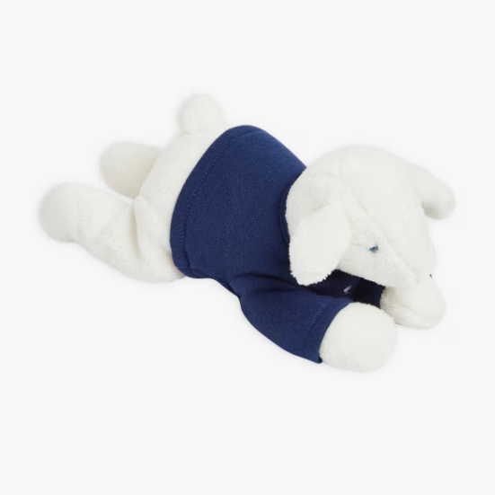 Agnès B. Blue Cotton Fleece Agneau Toy