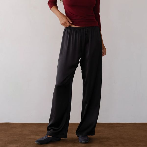 Donni. The Silk Simple Pant