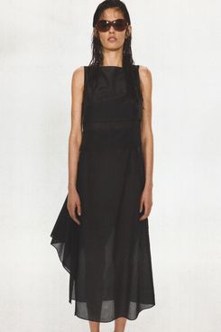 Eckhaus Latta x Mango Semi-sheer Paneled Overlay Dress