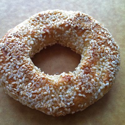 The shop's house-made bagel.