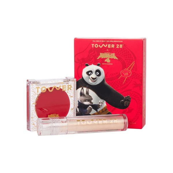 Tower 28 Kung Fu Panda 4 Lip + Cheek Set